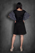 BLACK RUFFLE DRESS